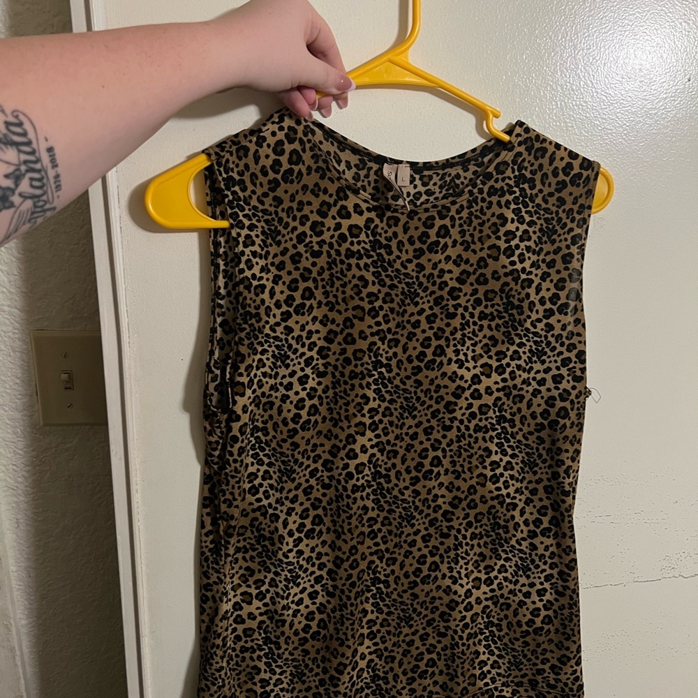 Susan Lawrence Animal Print Top